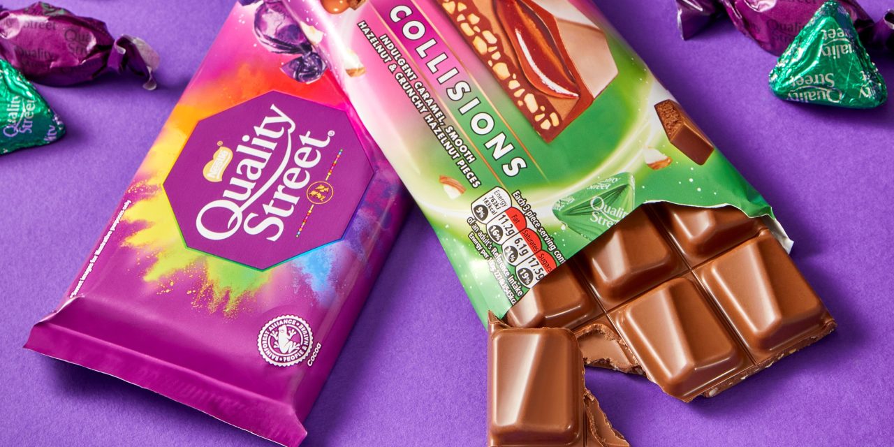 New Quality Street Collisions chocolate sharing bar