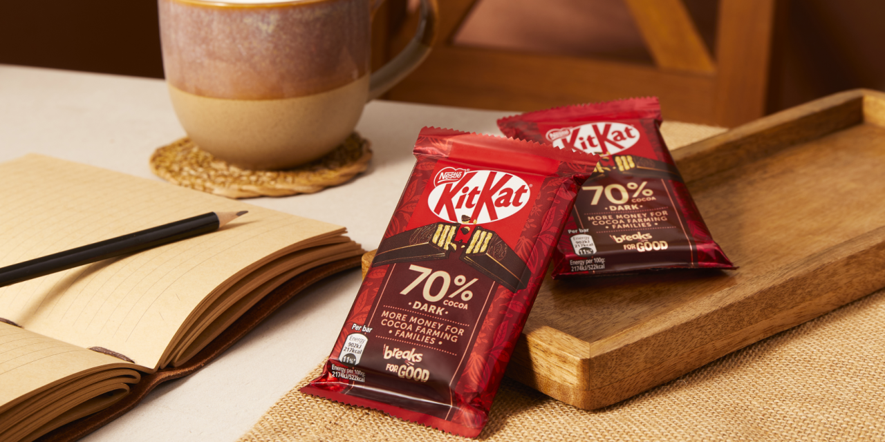 KitKat breaks ground with KitKat 70% Dark