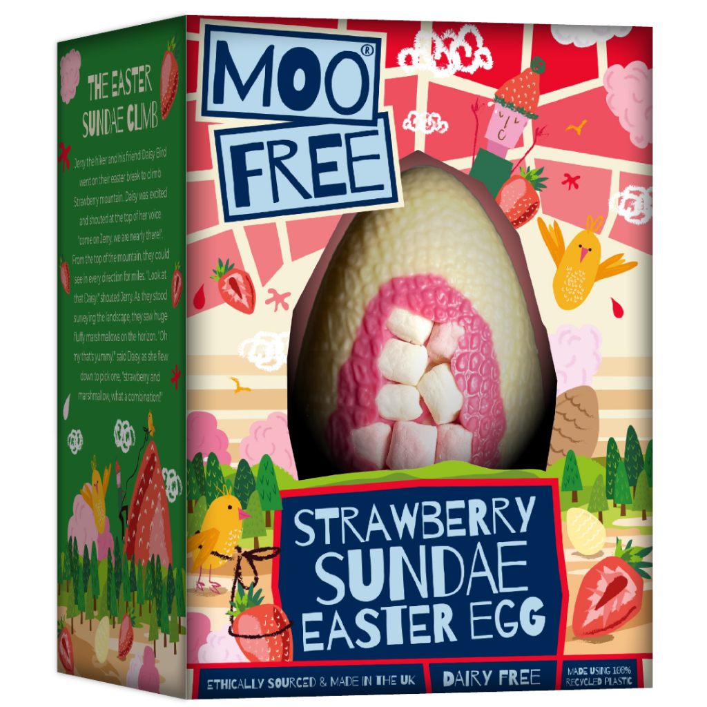 StrawberrySundaeSmaller 01 Moo Free deepens multiple distribution for its Easter range
