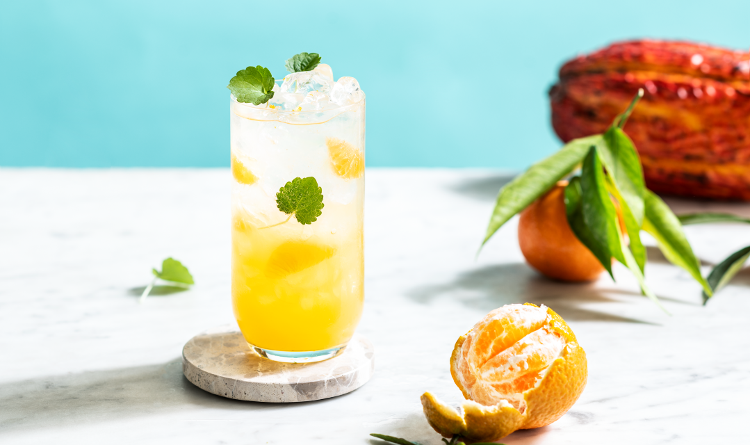 Cacaofruit used to energise mixed drinks