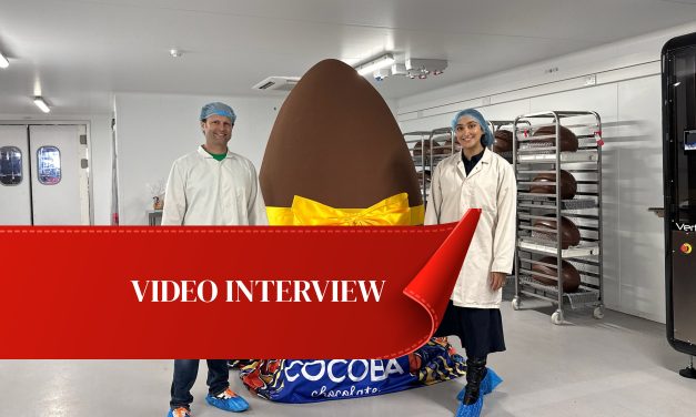 Kennedy’s visits Cocoba’s 300kg chocolate egg!