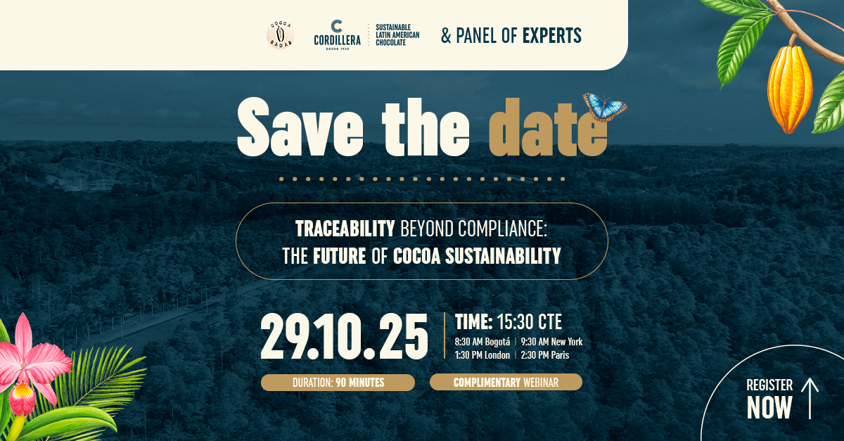 Cordillera and CocoaRadar to host cocoa traceability webinar