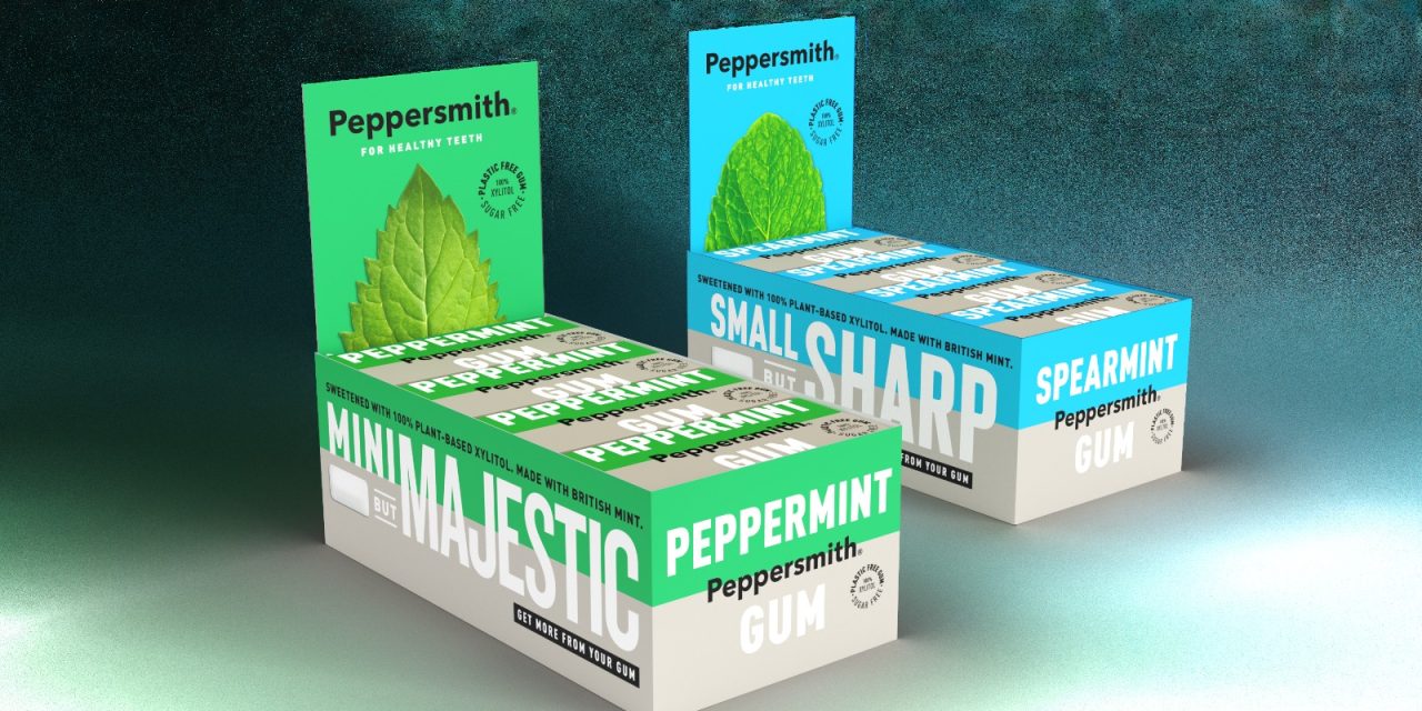 Peppersmith expands its range with plastic-free gum