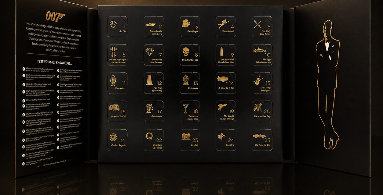 The world’s first chocolate advent calendar dedicated to James Bond is here